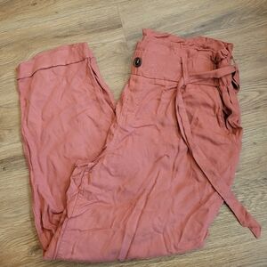 Womens Copper Orange Rewash Pants Size Large